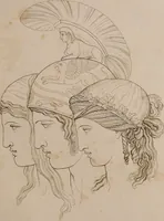 An illustration from An illustration of the Egyptian, Grecian, and Roman costume; in forty outlines, with descriptions, selected, drawn & engraved (1810)