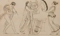 Picture 18 of 45 from An illustration of the Egyptian, Grecian, and Roman costume; in forty outlines, with descriptions, selected, drawn & engraved (1810), leaf 52