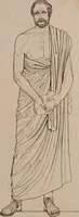 An illustration from An illustration of the Egyptian, Grecian, and Roman costume; in forty outlines, with descriptions, selected, drawn & engraved (1810)