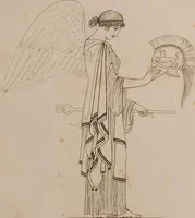 Picture 22 of 45 from An illustration of the Egyptian, Grecian, and Roman costume; in forty outlines, with descriptions, selected, drawn & engraved (1810), leaf 60