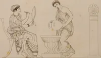 Picture 29 of 45 from An illustration of the Egyptian, Grecian, and Roman costume; in forty outlines, with descriptions, selected, drawn & engraved (1810), leaf 74
