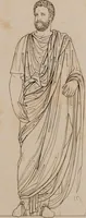 Picture 35 of 45 from An illustration of the Egyptian, Grecian, and Roman costume; in forty outlines, with descriptions, selected, drawn & engraved (1810), leaf 84