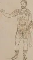 Picture 36 of 45 from An illustration of the Egyptian, Grecian, and Roman costume; in forty outlines, with descriptions, selected, drawn & engraved (1810), leaf 86