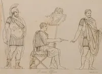 Picture 37 of 45 from An illustration of the Egyptian, Grecian, and Roman costume; in forty outlines, with descriptions, selected, drawn & engraved (1810), leaf 88