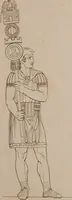 Picture 38 of 45 from An illustration of the Egyptian, Grecian, and Roman costume; in forty outlines, with descriptions, selected, drawn & engraved (1810), leaf 90