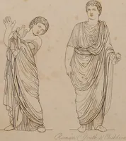 Picture 44 of 45 from An illustration of the Egyptian, Grecian, and Roman costume; in forty outlines, with descriptions, selected, drawn & engraved (1810), leaf 98