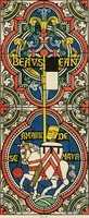 Picture 4 of 52 from Illustrations of the architectural ornaments and embellishments and painted glass of the Temple Church, London (1845), leaf 28