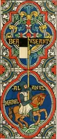 Picture 10 of 52 from Illustrations of the architectural ornaments and embellishments and painted glass of the Temple Church, London (1845), leaf 34
