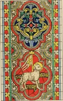 An illustration from Illustrations of the architectural ornaments and embellishments and painted glass of the Temple Church, London (1845)
