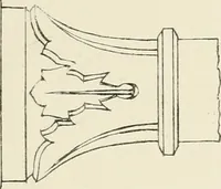 An illustration from Illustrations of the architectural ornaments and embellishments and painted glass of the Temple Church, London (1845)