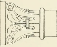 An illustration from Illustrations of the architectural ornaments and embellishments and painted glass of the Temple Church, London (1845)