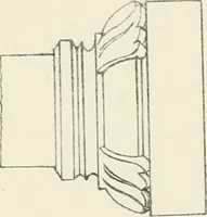 An illustration from Illustrations of the architectural ornaments and embellishments and painted glass of the Temple Church, London (1845)