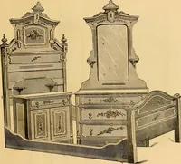 An illustration from Illustrations of cottage furniture. (1882)