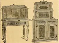 An illustration from Illustrations of cottage furniture. (1882)