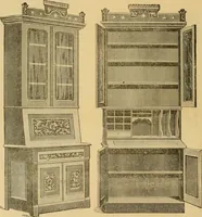 An illustration from Illustrations of cottage furniture. (1882)