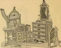 An illustration from Illustrations of cottage furniture. (1882)