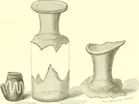 An illustration from Illustrations of the remains of Roman art, in Cirencester, the site of antient Corinium (1850)