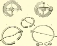 An illustration from Illustrations of the remains of Roman art, in Cirencester, the site of antient Corinium (1850)