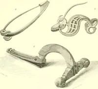 An illustration from Illustrations of the remains of Roman art, in Cirencester, the site of antient Corinium (1850)