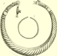 An illustration from Illustrations of the remains of Roman art, in Cirencester, the site of antient Corinium (1850)