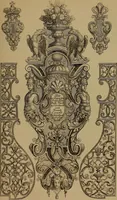 An illustration from Illustrirter Katalog der Ornamentstichsammlung des K. K. Österreich. Museums für Kunst und Industrie; Erwerbungen seit dem Jahre 1871 (1889)