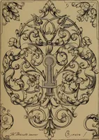 Picture 70 of 278 from Illustrirter Katalog der Ornamentstichsammlung des K. K. Österreich. Museums für Kunst und Industrie; Erwerbungen seit dem Jahre 1871 (1889), leaf 182
