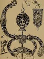 An illustration from Illustrirter Katalog der Ornamentstichsammlung des K. K. Österreich. Museums für Kunst und Industrie; Erwerbungen seit dem Jahre 1871 (1889)