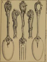 An illustration from Illustrirter Katalog der Ornamentstichsammlung des K. K. Österreich. Museums für Kunst und Industrie; Erwerbungen seit dem Jahre 1871 (1889)