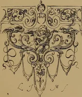 An illustration from Illustrirter Katalog der Ornamentstichsammlung des K. K. Österreich. Museums für Kunst und Industrie; Erwerbungen seit dem Jahre 1871 (1889)