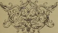 An illustration from Illustrirter Katalog der Ornamentstichsammlung des K. K. Österreich. Museums für Kunst und Industrie; Erwerbungen seit dem Jahre 1871 (1889)