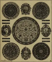Picture 239 of 278 from Illustrirter Katalog der Ornamentstichsammlung des K. K. Österreich. Museums für Kunst und Industrie; Erwerbungen seit dem Jahre 1871 (1889), leaf 486
