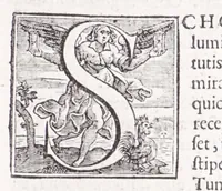 An illustration from Illustrium anachoretarum elogia, siue, Religiosi viri musaeum (1625)