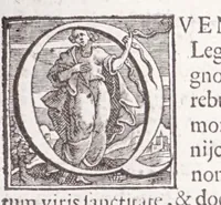 An illustration from Illustrium anachoretarum elogia, siue, Religiosi viri musaeum (1625)
