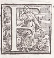 An illustration from Illustrium anachoretarum elogia, siue, Religiosi viri musaeum (1625)