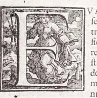 An illustration from Illustrium anachoretarum elogia, siue, Religiosi viri musaeum (1625)