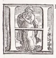 An illustration from Illustrium anachoretarum elogia, siue, Religiosi viri musaeum (1625)