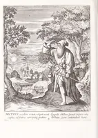 An illustration from Illustrium anachoretarum elogia, siue, Religiosi viri musaeum (1625)