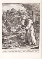 Picture 26 of 47 from Illustrium anachoretarum elogia, siue, Religiosi viri musaeum (1625), leaf 90