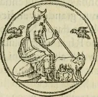 An illustration from Illvstratione de gli epitaffi et medaglie antiche (1558)
