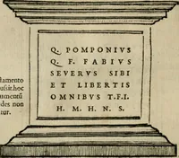 An illustration from Illvstratione de gli epitaffi et medaglie antiche (1558)