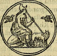 An illustration from Illvstratione de gli epitaffi et medaglie antiche (1558)