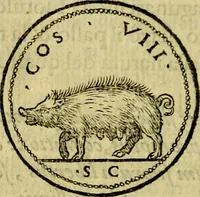 An illustration from Illvstratione de gli epitaffi et medaglie antiche (1558)