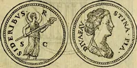 An illustration from Illvstratione de gli epitaffi et medaglie antiche (1558)