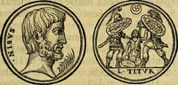 An illustration from Illvstratione de gli epitaffi et medaglie antiche (1558)