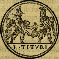 An illustration from Illvstratione de gli epitaffi et medaglie antiche (1558)