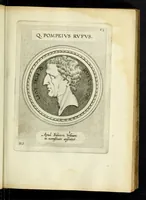 Picture 22 of 35 from Illvstrivm imagines, ex antiquis marmoribus, nomismatibus, et gemmis expressae: quæ exstant Romæ, maior pars apud Fulvium Vrsinvm : editio altera, aliquot imaginibus, et I. Fabri ad singulas commentario, auctior atque illustrior (1598), leaf 241