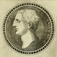 Picture 33 of 35 from Illvstrivm imagines, ex antiquis marmoribus, nomismatibus, et gemmis expressae: quæ exstant Romæ, maior pars apud Fulvium Vrsinvm : editio altera, aliquot imaginibus, et I. Fabri ad singulas commentario, auctior atque illustrior (1598), leaf 345