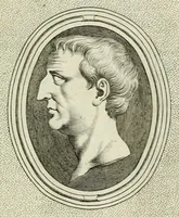 Picture 2 of 35 from Illvstrivm imagines, ex antiquis marmoribus, nomismatibus, et gemmis expressae: quæ exstant Romæ, maior pars apud Fulvium Vrsinvm : editio altera, aliquot imaginibus, et I. Fabri ad singulas commentario, auctior atque illustrior (1598), leaf 61