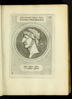 An illustration from Illvstrivm imagines, ex antiquis marmoribus, nomismatibus, et gemmis expressae: quæ exstant Romæ, maior pars apud Fulvium Vrsinvm : editio altera, aliquot imaginibus, et I. Fabri ad singulas commentario, auctior atque illustrior (1598)
