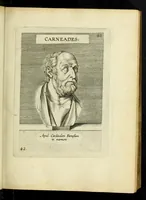 An illustration from Illvstrivm imagines, ex antiquis marmoribus, nomismatibus, et gemmis expressae: quæ exstant Romæ, maior pars apud Fulvium Vrsinvm : editio altera, aliquot imaginibus, et I. Fabri ad singulas commentario, auctior atque illustrior (1598)